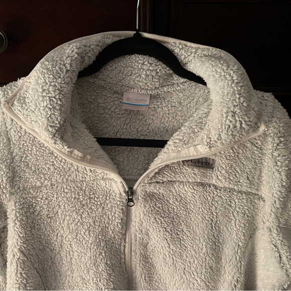 Columbia Women's Winter Pass Sherpa Full Zip Jacket-Large (Chalk) - Picture 4 of 9